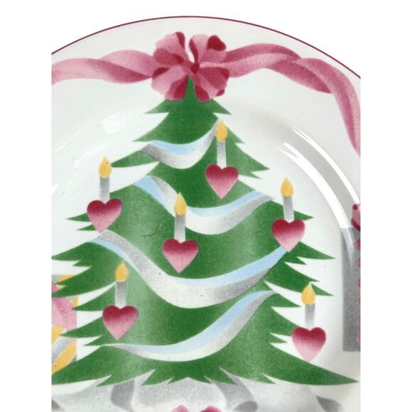 Sango Home for Christmas 1992 Indonesia Black Mark #4829 Salad Plate 7.75" - Picture 3 of 7